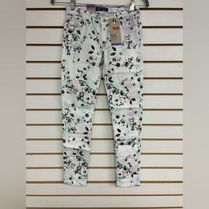 Girls‎ Levis Denim Leggings Super Stretchy 12R Watercolor Print W24XL26 NWT
